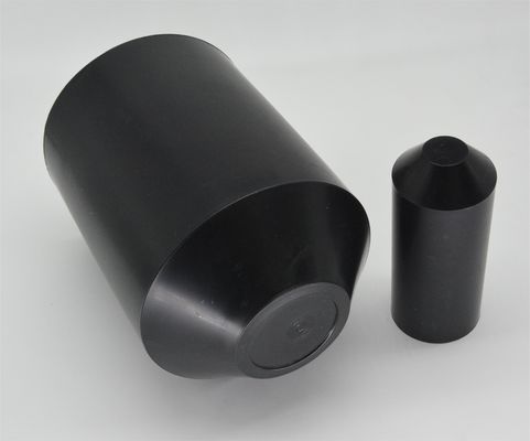 RoHS ブラック 熱絶縁型収縮線キャップ 10mm から 160mm