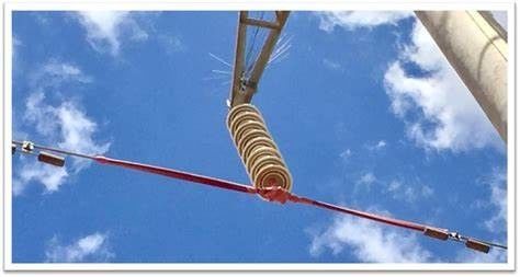 緊急修理や一時的な隔離保護のための上空線カバー