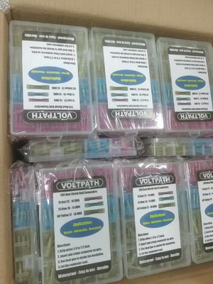 防水 人気 結合器 ナウティカル 300pcs 溶接 袖 ワイヤー スプライス 溶接 シール 熱 収縮 バット 接続器